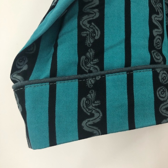 NWOT Disney’s 2X Haunted Mansion Pajamas torrid 0647 teal snake stripe challis - Picture 6 of 15